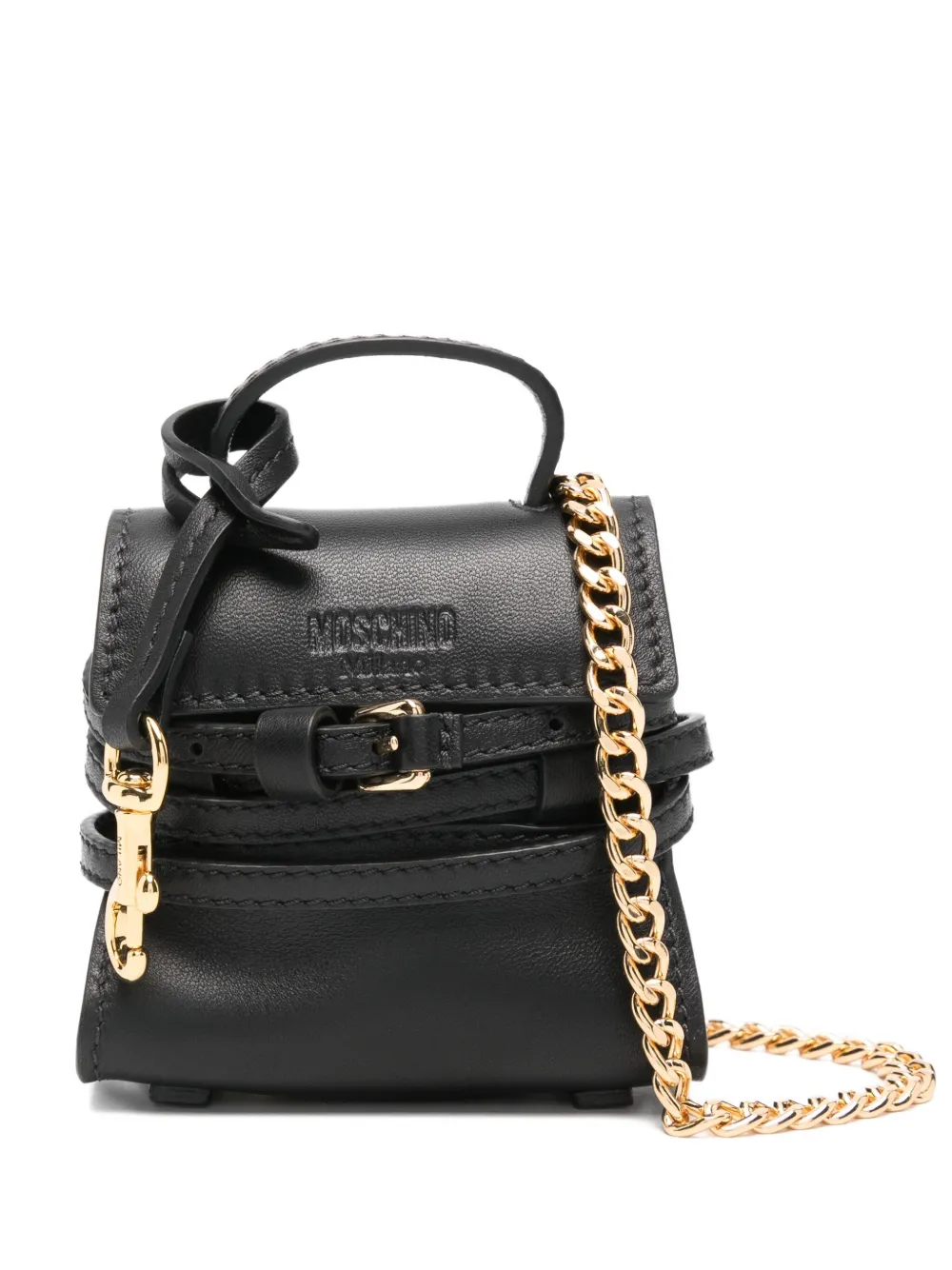 Сумка-тоут из кожи Moschino, черный
Сумка-тоут из кожи Moschino, черный