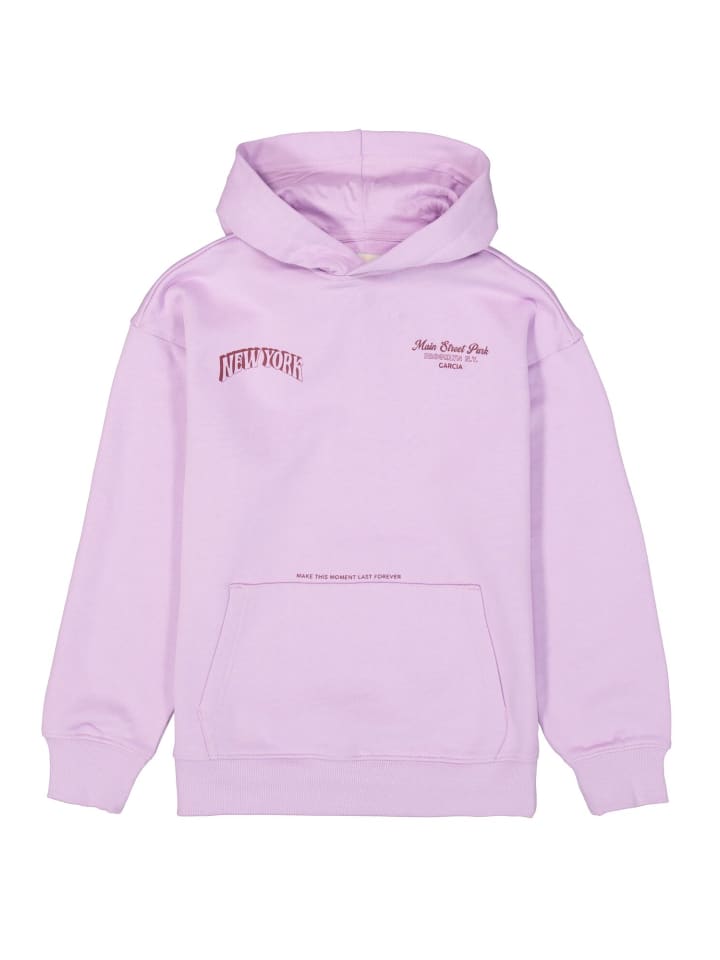 Толстовка с принтом на спине в цвете лаванды Garcia
Толстовка с принтом на спине в цвете лаванды Garcia