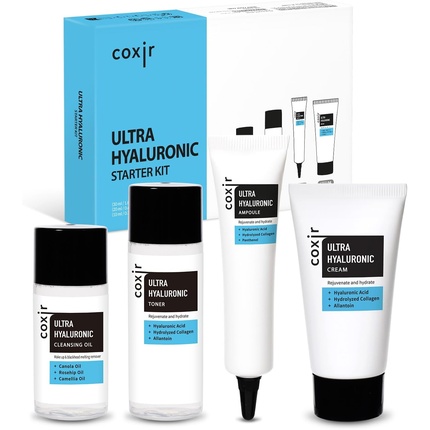 Набор Ultra Hyaluronic Starter Kit Cleansing Oil Toner Ampoule Cream Travel
Набор Ultra Hyaluronic Starter Kit Cleansing Oil Toner Ampoule Cream Travel