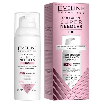Collagen Super Needles 100 увлажняющий питательный мезо-бустер 50 мл Eveline
Collagen Super Needles 100 увлажняющий питательный мезо-бустер 50 мл Eveline