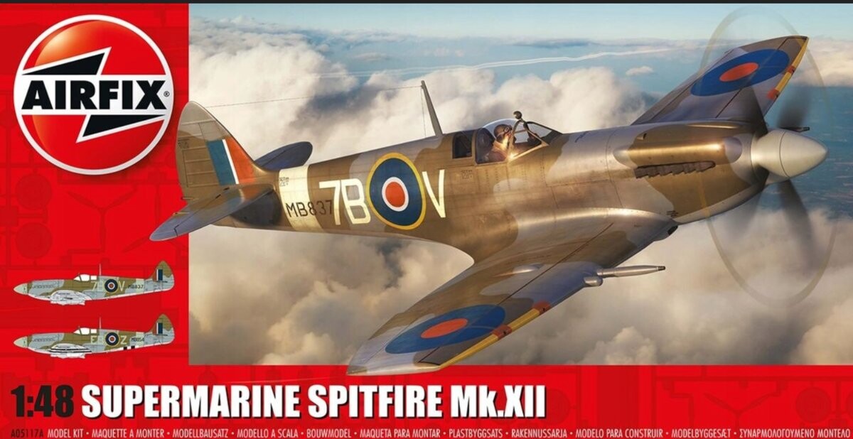 Supermarine Spitfire Mk.XII, Airfix 05117A
Supermarine Spitfire Mk.XII, Airfix 05117A