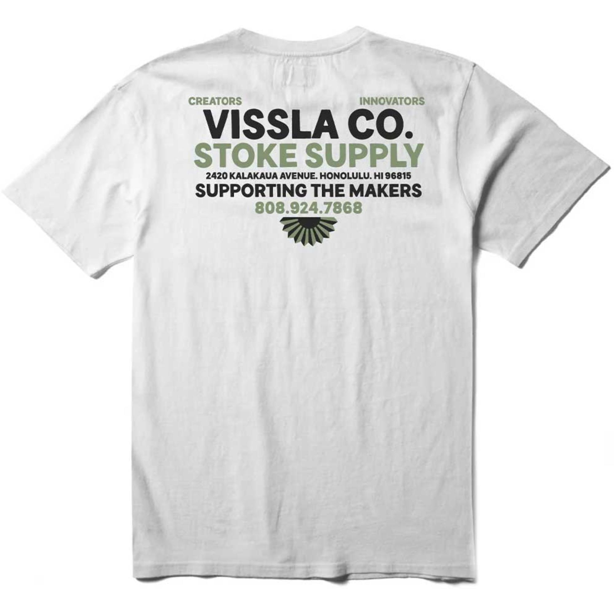 Мужская футболка с коротким рукавом и карманом от Stoke Supply Vissla, White, Белый, Мужская футболка с коротким рукавом и карманом от Stoke Supply Vissla, White
Мужская футболка с коротким рукавом и карманом от Stoke Supply Vissla, White, Белый, Мужская футболка с коротким рукавом и карманом от Stoke Supply Vissla, White