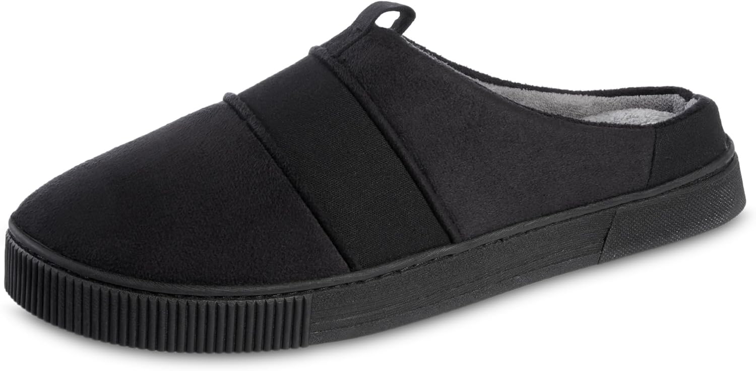 Мужские домашние/тапочки Isotoner Emmett с верхом из ткани и микрозамши, на толстой подошве, с комфортной стелькой из пены с эффектом памяти, черный
Мужские домашние/тапочки Isotoner Emmett с верхом из ткани и микрозамши, на толстой подошве, с комфортной стелькой из пены с эффектом памяти, черный