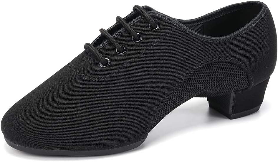 Танцевальные туфли SWDZM для мужчин и женщин для бальных танцев с шнуровкой, современные латинские, для сальсы, для выступлений и репетиций, черный
Танцевальные туфли SWDZM для мужчин и женщин для бальных танцев с шнуровкой, современные латинские, для сальсы, для выступлений и репетиций, черный