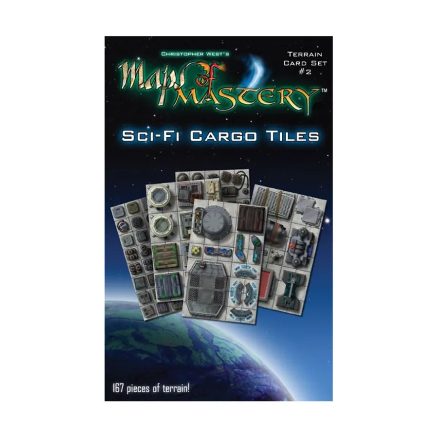 Набор карт местности № 2 — научно-фантастические плитки с грузами, Maps of Mastery
Набор карт местности № 2 — научно-фантастические плитки с грузами, Maps of Mastery