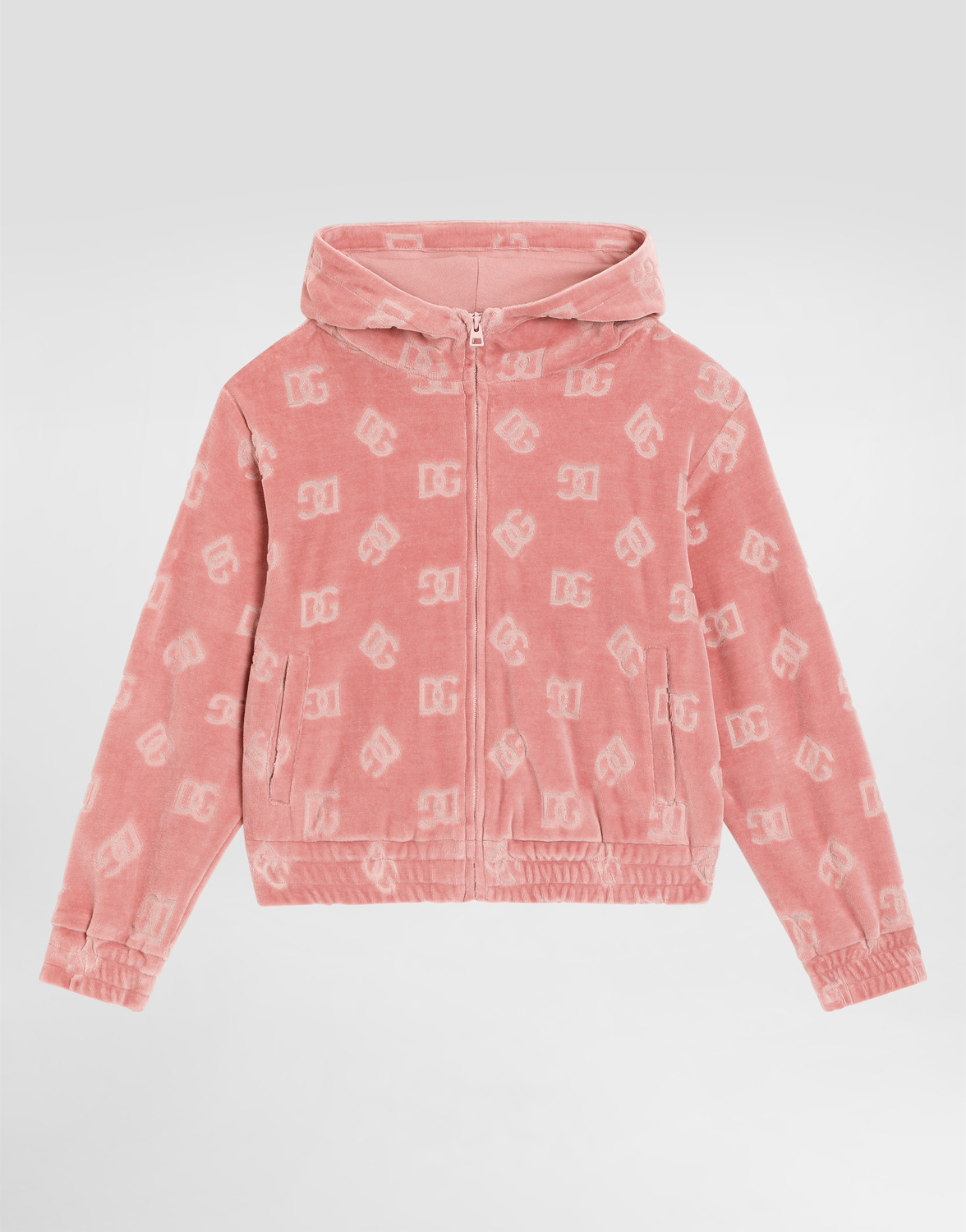 Велюровое худи с жаккардовым логотипом dg Dolce & Gabbana, розовый
Велюровое худи с жаккардовым логотипом dg Dolce & Gabbana, розовый