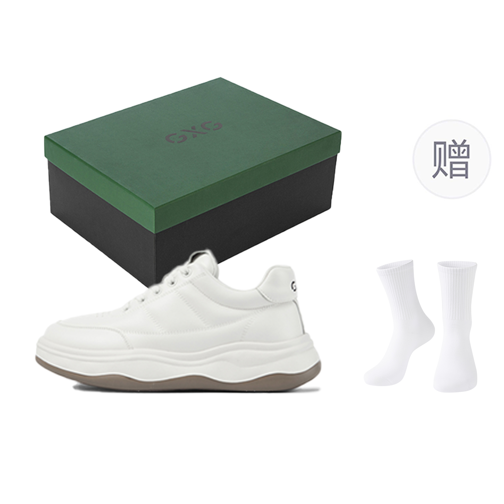 Легкие низкие повседневные туфли, увеличивающие рост, для мужчин GXG, White
Легкие низкие повседневные туфли, увеличивающие рост, для мужчин GXG, White