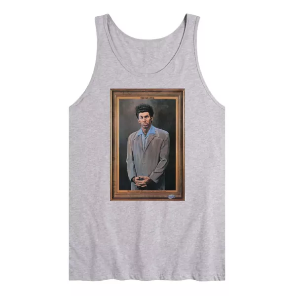 Мужская майка с портретом Крамера из "Сайнфелд" Licensed Character, серый
Мужская майка с портретом Крамера из "Сайнфелд" Licensed Character, серый