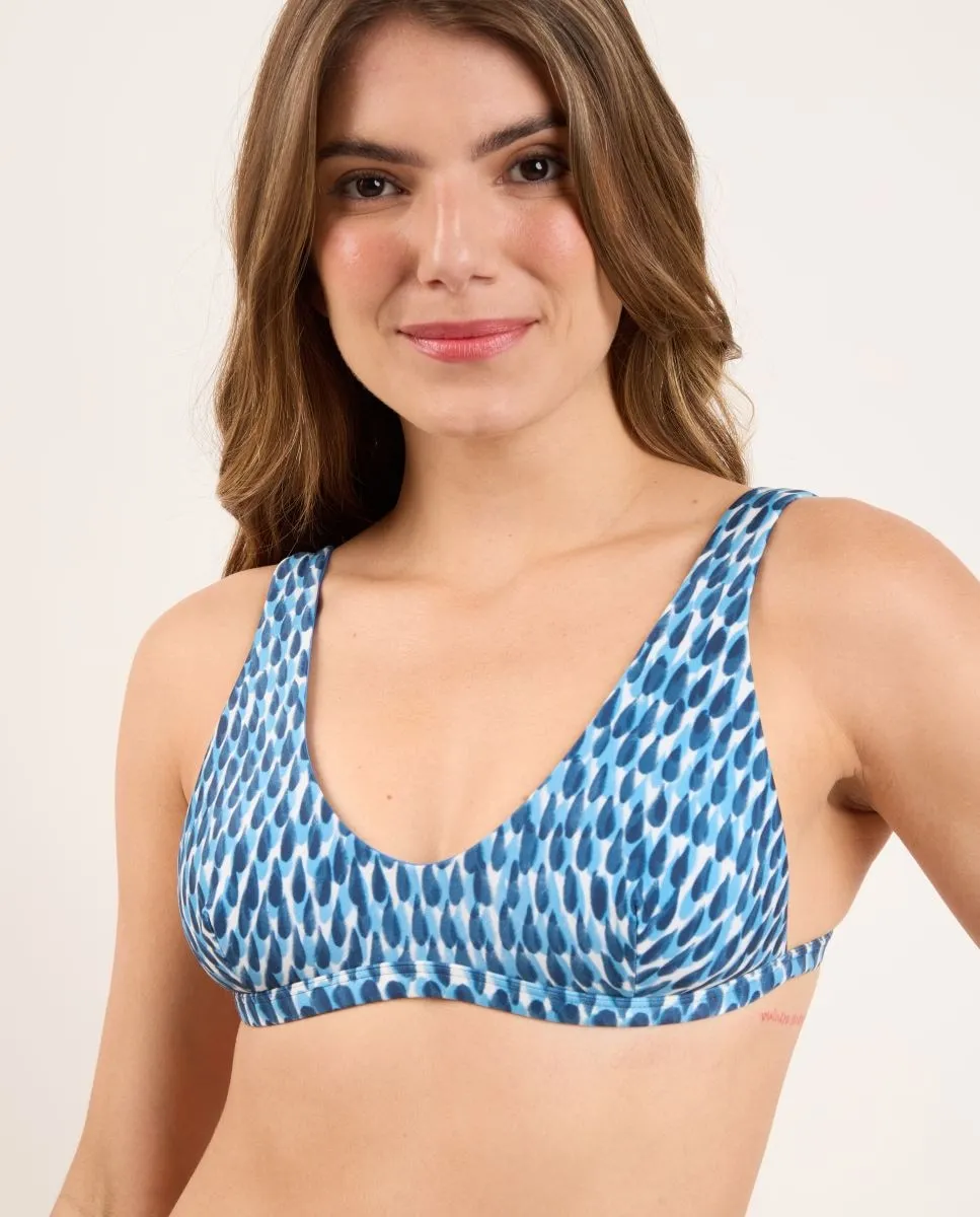 Верх спортивного бикини с принтом и подкладкой Río de Sol, синий
Верх спортивного бикини с принтом и подкладкой Río de Sol, синий