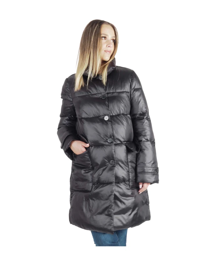 Длинная черная пуховая куртка для женщин Alessia Santi, черный
Длинная черная пуховая куртка для женщин Alessia Santi, черный