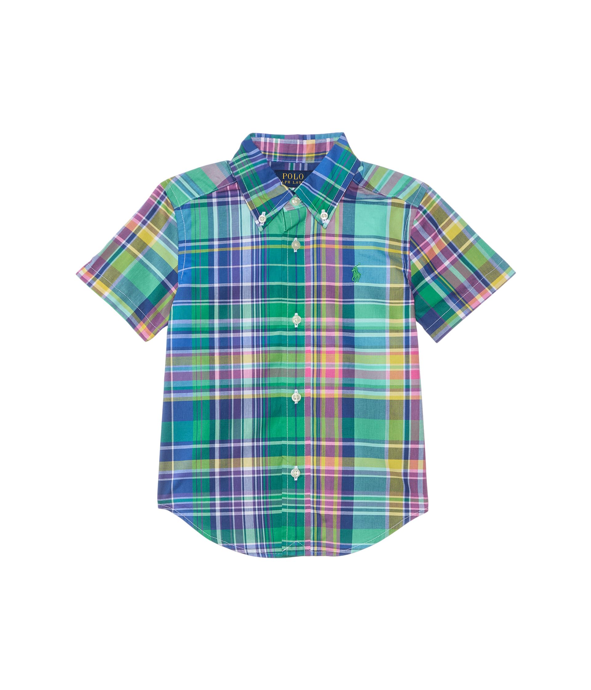 Рубашка Polo Ralph Lauren Kids Gingham Cotton Poplin Short-Sleeve Shirt, цвет B6755 Seafoam Blue Multi
Рубашка Polo Ralph Lauren Kids Gingham Cotton Poplin Short-Sleeve Shirt, цвет B6755 Seafoam Blue Multi