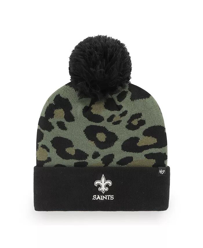 Женская зеленая, черная вязаная шапка New Orleans Saints Bagheera с манжетами и помпоном '47 Brand
Женская зеленая, черная вязаная шапка New Orleans Saints Bagheera с манжетами и помпоном '47 Brand