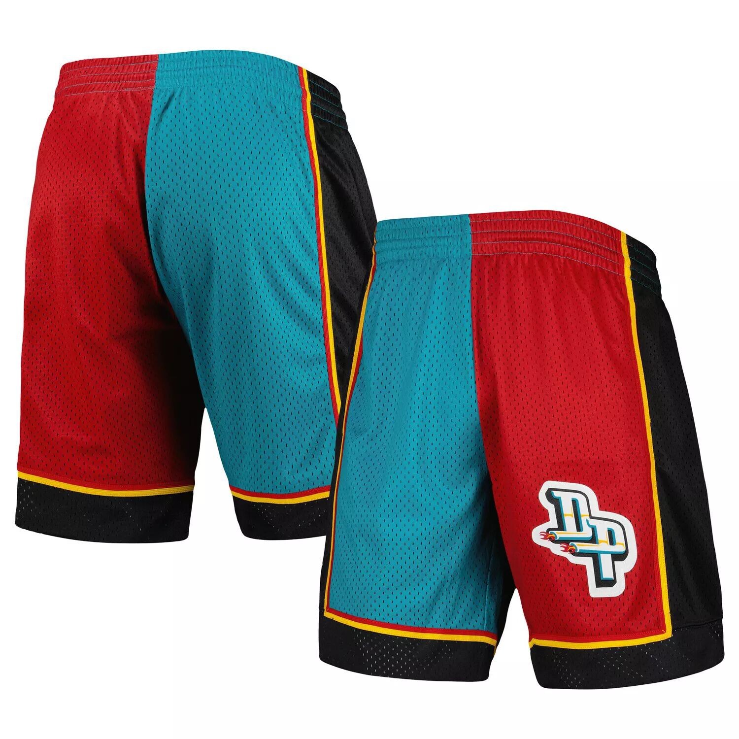 Мужские шорты Mitchell & Ness Teal/Red Detroit Pistons Hardwood Classics 1998 с разрезом Swingman
Мужские шорты Mitchell & Ness Teal/Red Detroit Pistons Hardwood Classics 1998 с разрезом Swingman