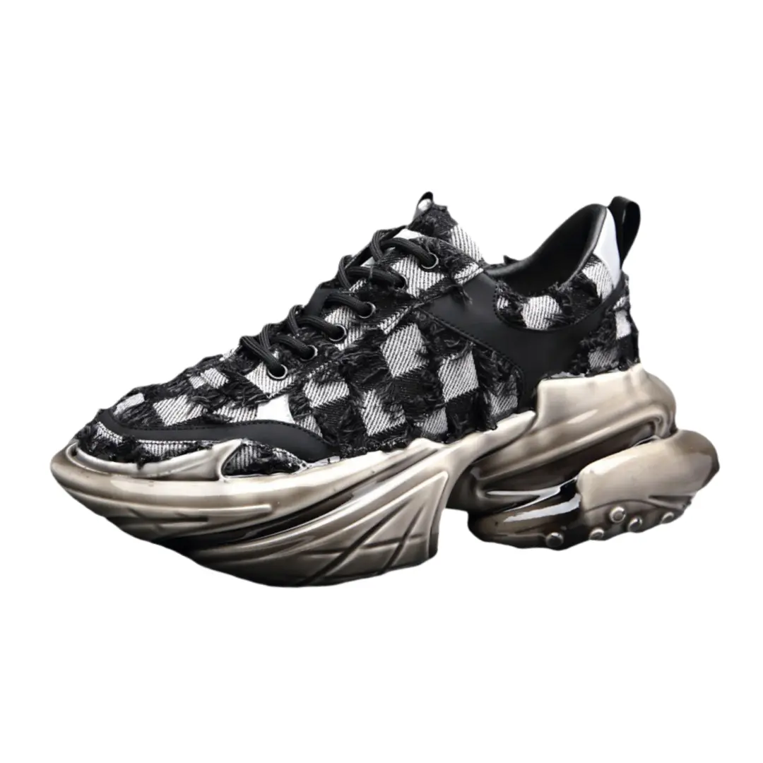 ZUOSAISI Износостойкие дышащие низкие массивные кроссовки мужские - черные, цвет Black
ZUOSAISI Износостойкие дышащие низкие массивные кроссовки мужские - черные, цвет Black