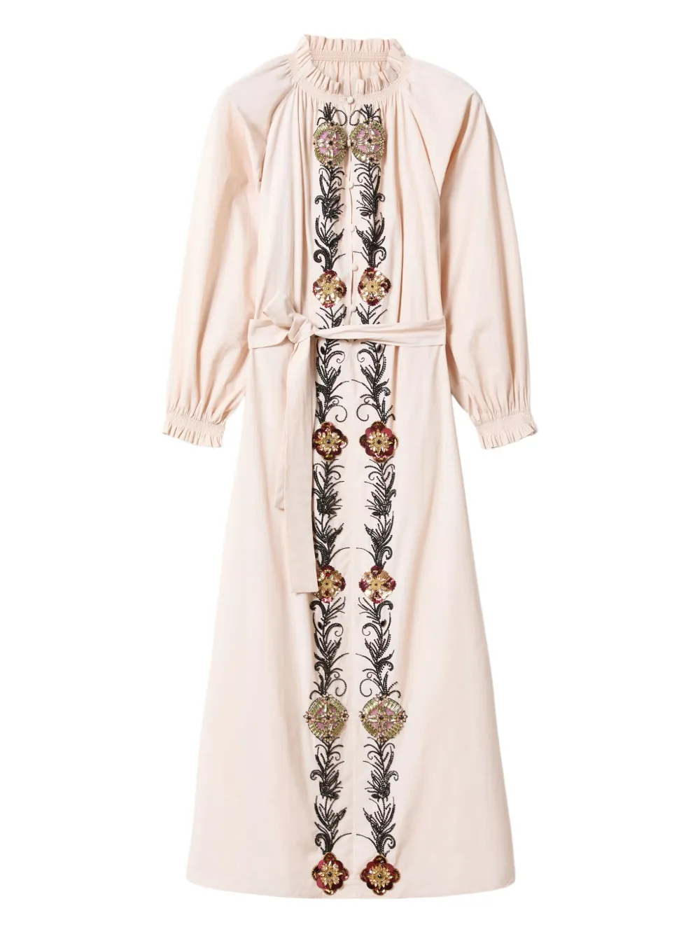 Платье с оборками и вышивкой La Doublej, нейтральный
Платье с оборками и вышивкой La Doublej, нейтральный