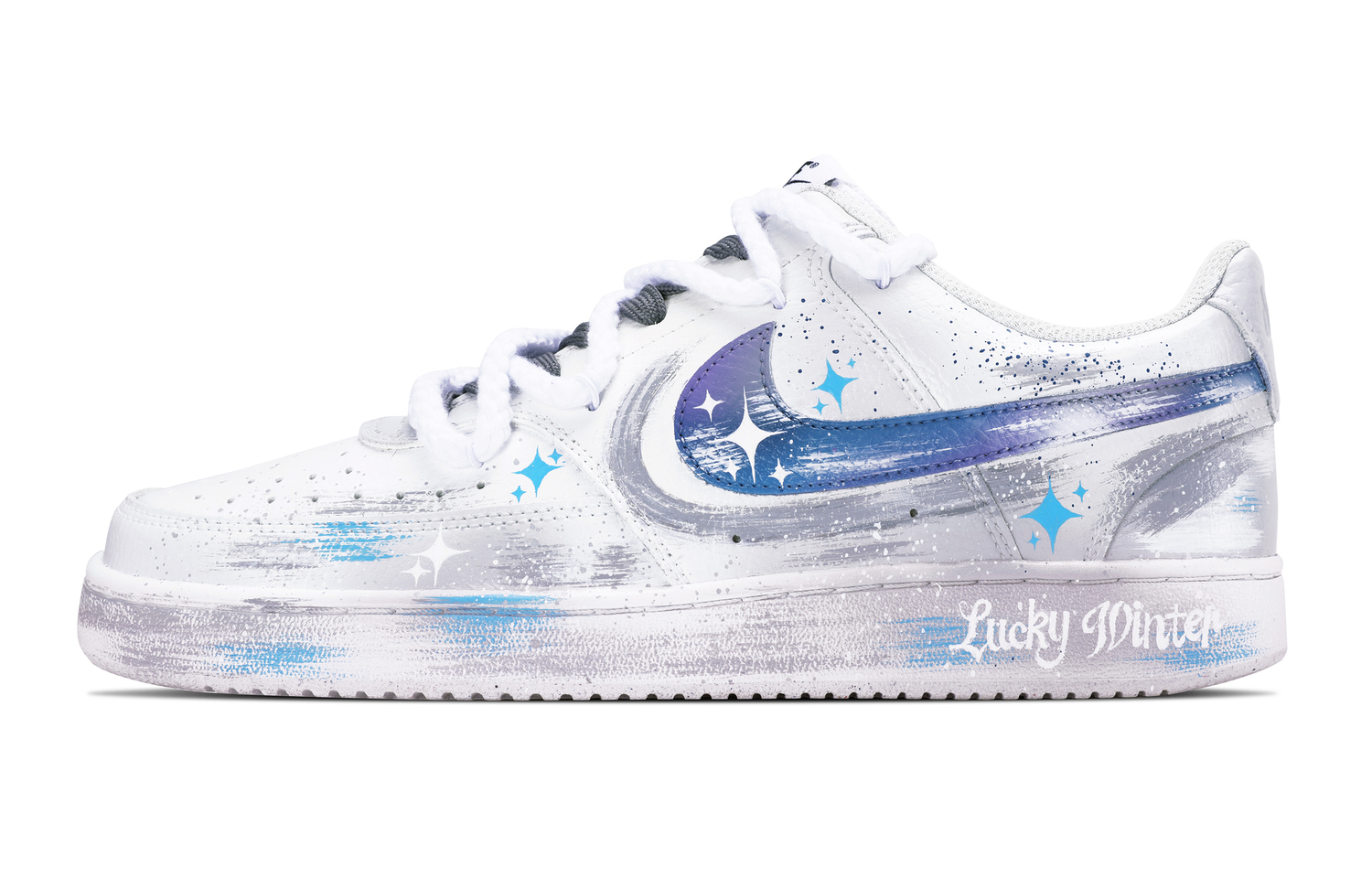 Nike Кроссовки для скейтбординга Court Vision 1 Abrasion Resistant Low top мужские серо-фиолетово-голубые
Nike Кроссовки для скейтбординга Court Vision 1 Abrasion Resistant Low top мужские серо-фиолетово-голубые