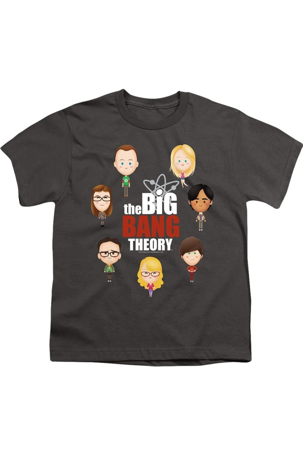 Футболка с коротким рукавом для детей с эмодзи из "Теории большого взрыва" Gildan, Charcoal
Футболка с коротким рукавом для детей с эмодзи из "Теории большого взрыва" Gildan, Charcoal
