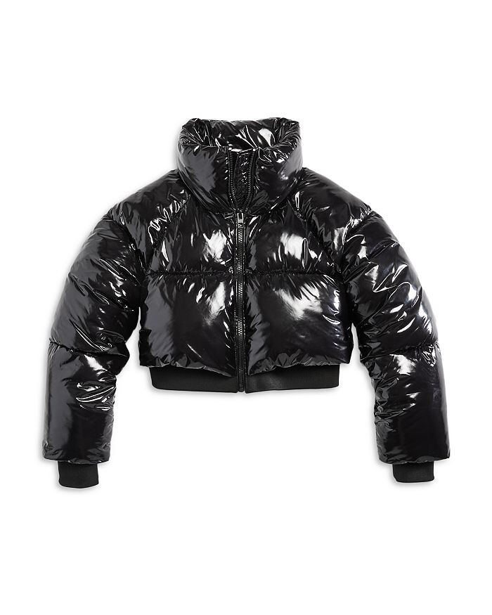 Стеганая куртка-пуховик на молнии с полной молнией для девочек BLANKNYC - Big Kid, черный 
Стеганая куртка-пуховик на молнии с полной молнией для девочек BLANKNYC - Big Kid, черный