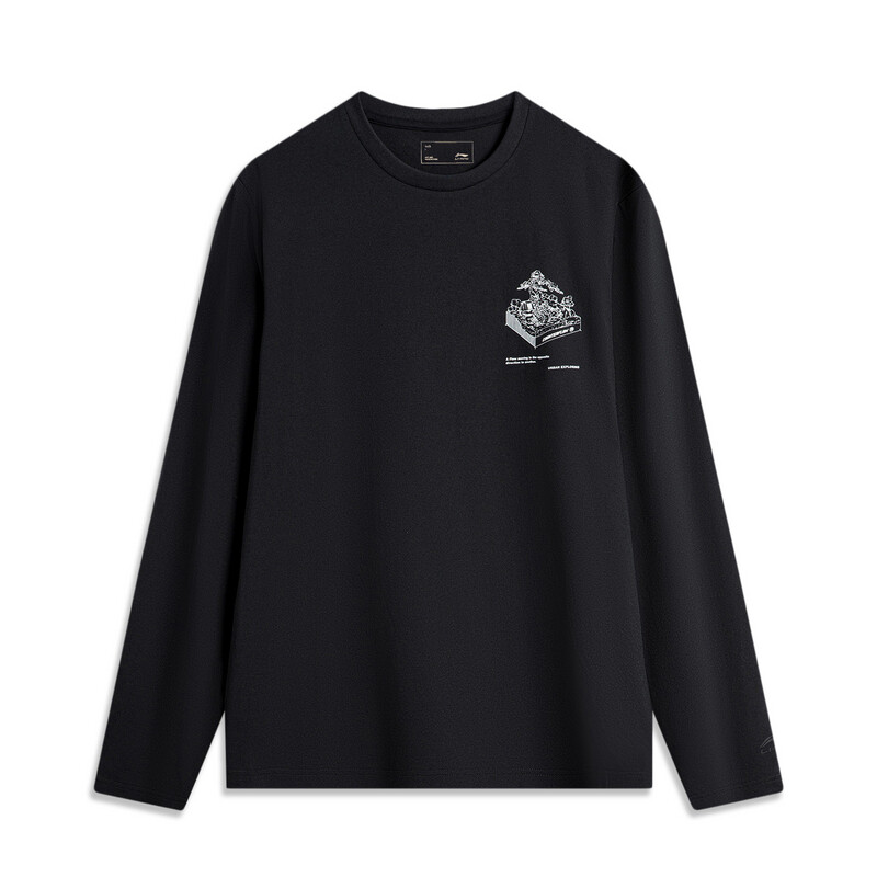 Футболка мужская черная Lining, черный
Футболка мужская черная Lining, черный