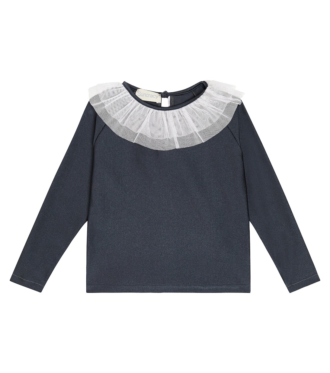 Топ Saladeta с отделкой из тюля Suncracy, синий
Топ Saladeta с отделкой из тюля Suncracy, синий