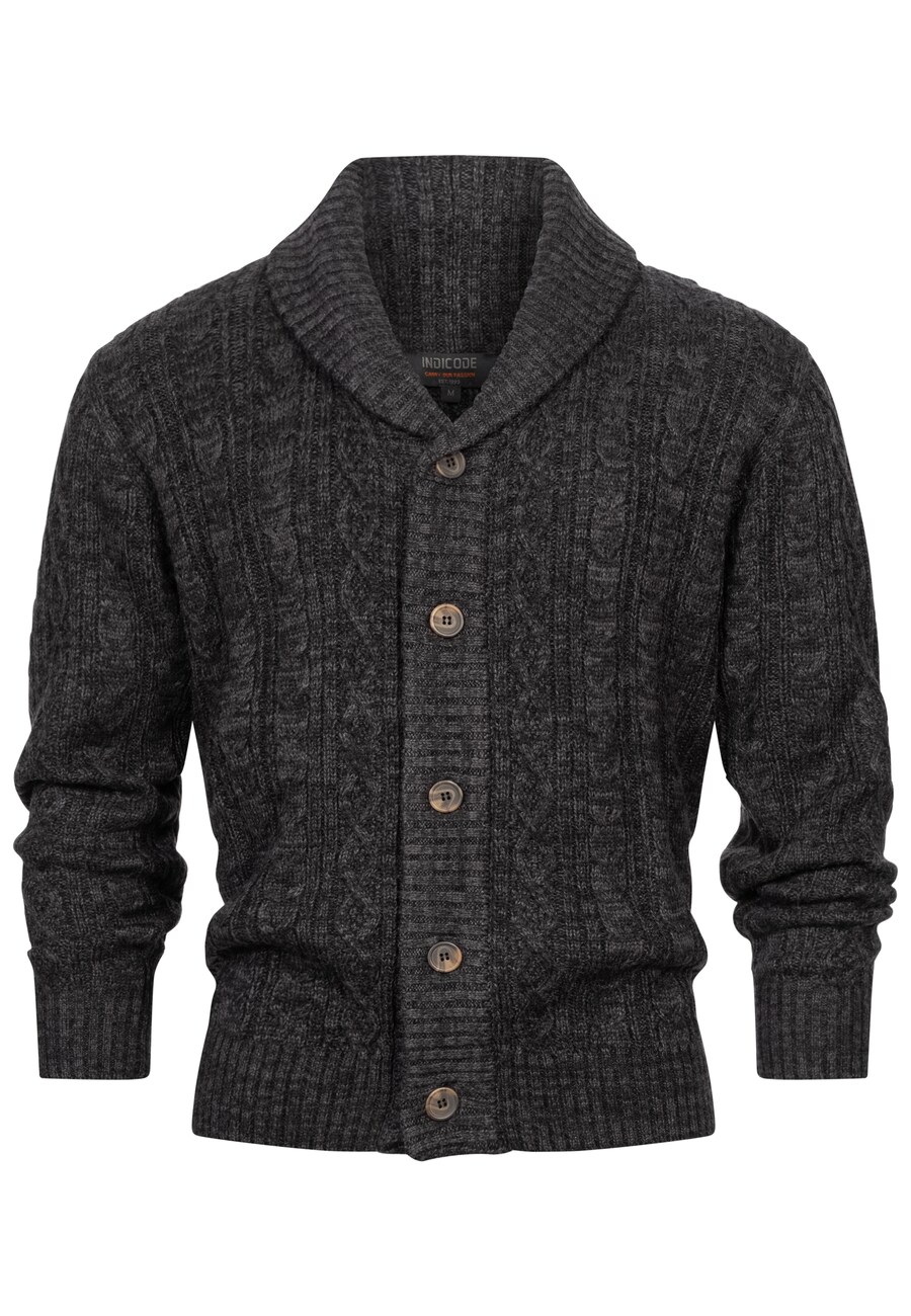 Вязаный кардиган INDICODE JEANS, Black
Вязаный кардиган INDICODE JEANS, Black