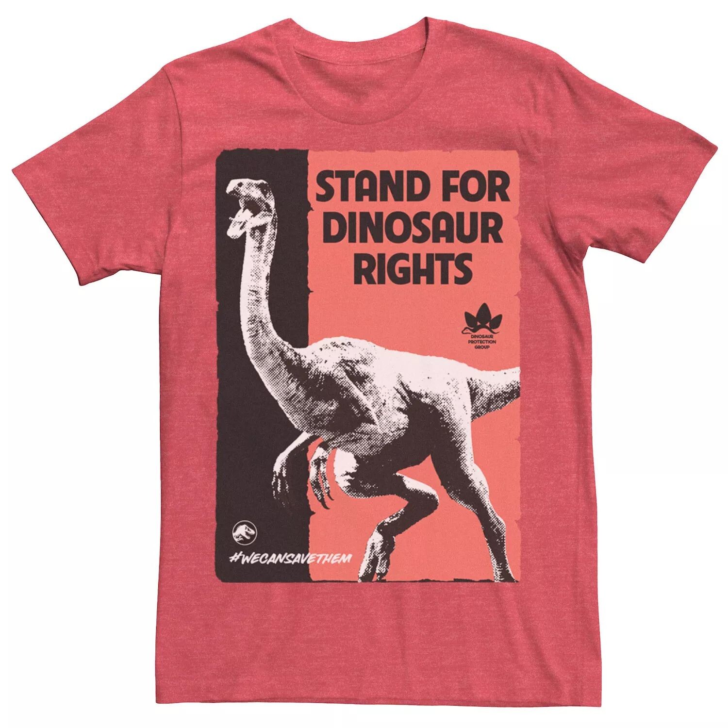 Мужская футболка с плакатом-подставкой для динозавров Jurassic World
Мужская футболка с плакатом-подставкой для динозавров Jurassic World