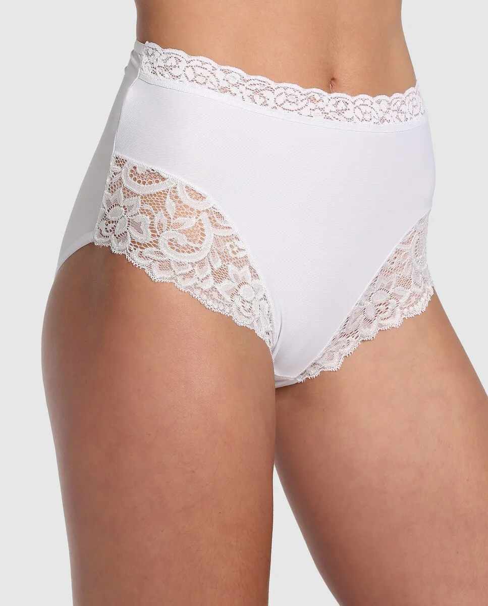 Женские классические высокие трусики Janira, белый 
Женские классические высокие трусики Janira, белый