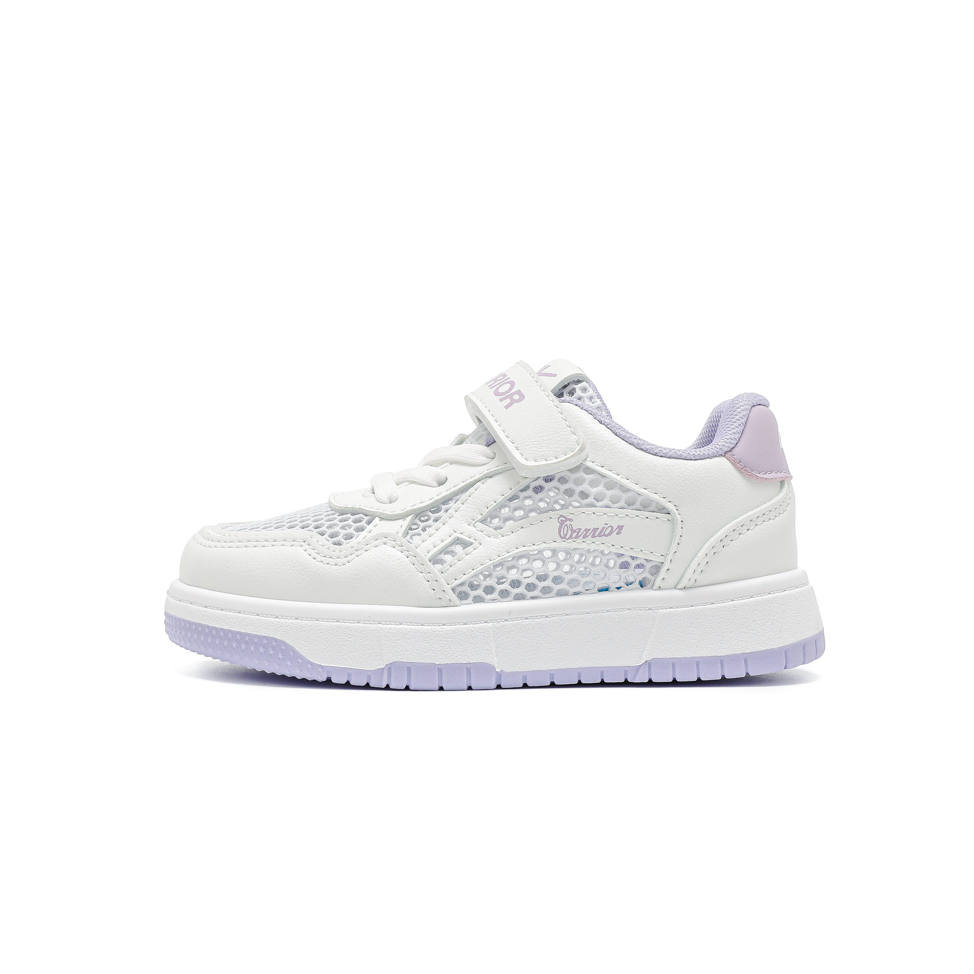 Детские скейтерские кроссовки Kids WARRIOR, белый/фиолетовый 
Детские скейтерские кроссовки Kids WARRIOR, белый/фиолетовый