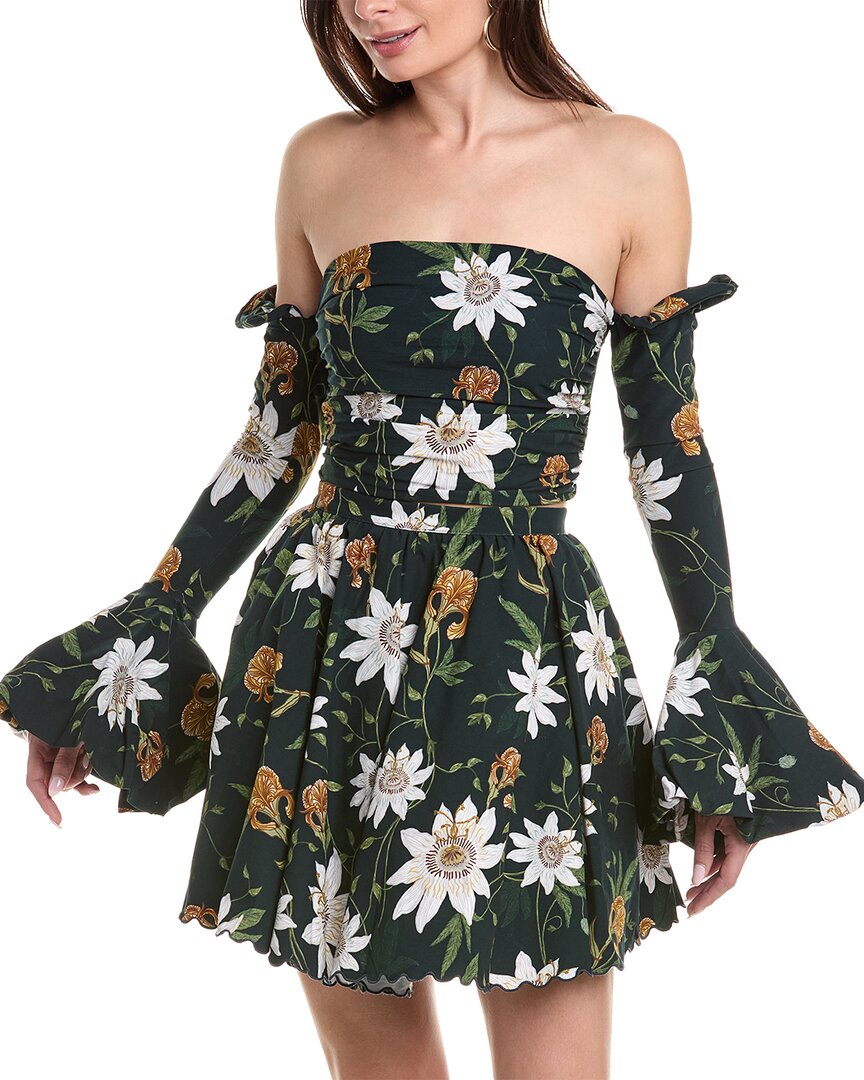 Укороченный топ Agua by Agua Bendita Pasiflora, цвет multi 
Укороченный топ Agua by Agua Bendita Pasiflora, цвет multi