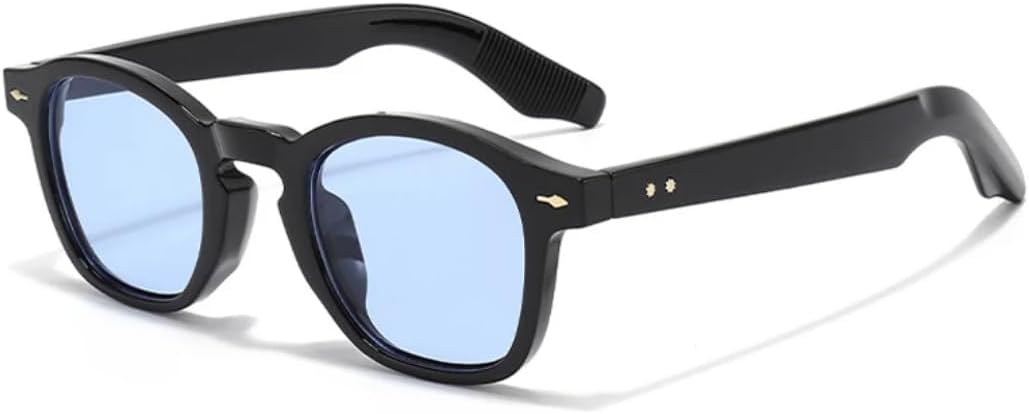 Популярные модные солнцезащитные очки в форме квадрата конфетных цветов для женщин, винтажные очки с заклепками для мужчин, панк-очки с защитой от УФ-излучения UV400 UATXTAU, Black Blue
Популярные модные солнцезащитные очки в форме квадрата конфетных цветов для женщин, винтажные очки с заклепками для мужчин, панк-очки с защитой от УФ-излучения UV400 UATXTAU, Black Blue