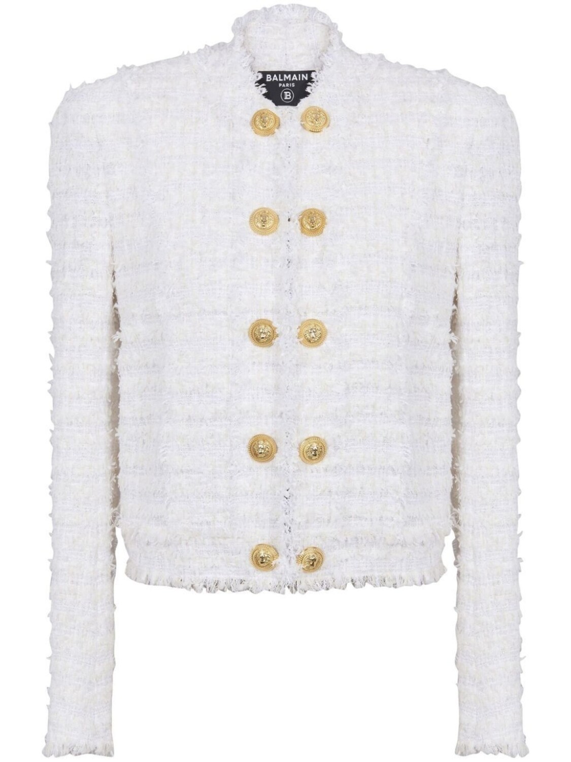 Balmain buttoned tweed jacket, белый
Balmain buttoned tweed jacket, белый