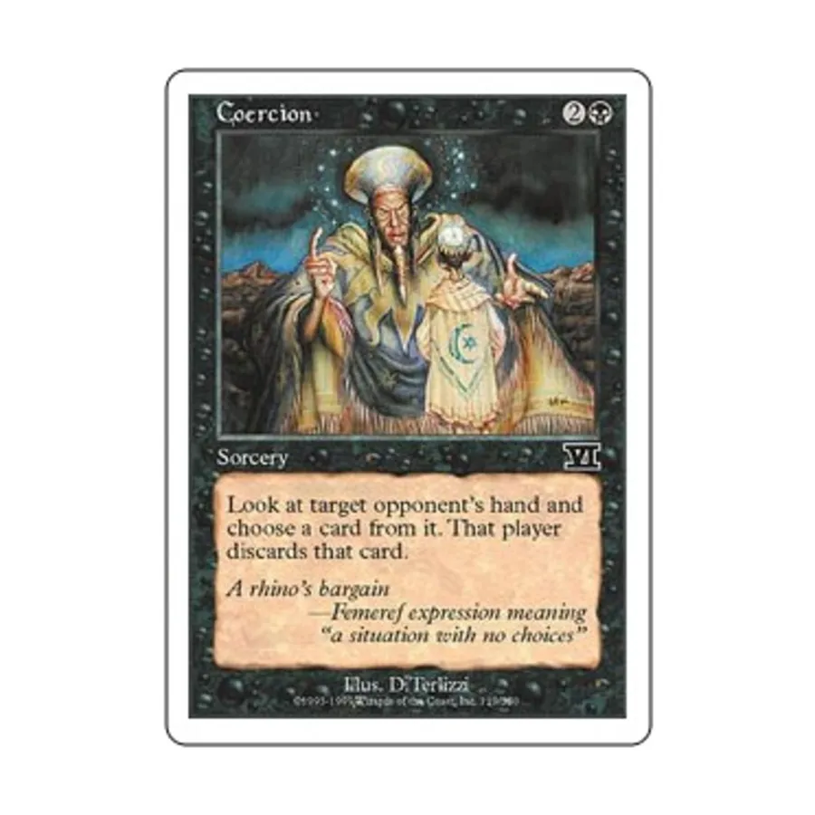 CCG Принуждение (С), MTG - 6th Edition (Classic)
CCG Принуждение (С), MTG - 6th Edition (Classic)