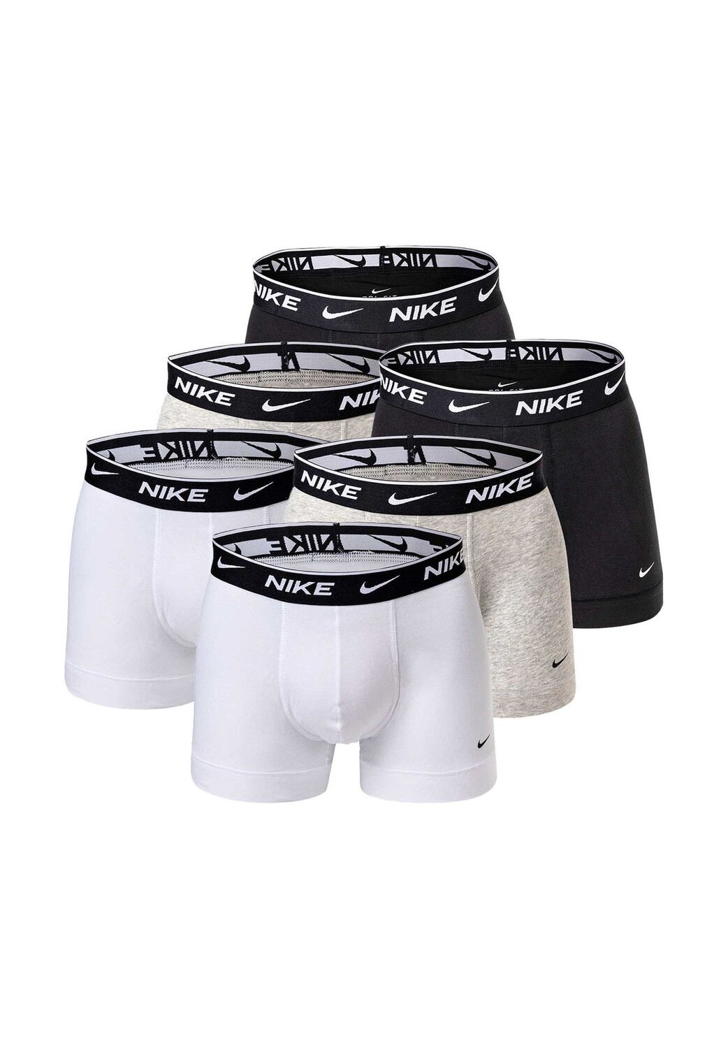 Повседневные хлопковые эластичные плавки, упаковка из 6 шт NIKE, цвет Grau Schwarz
Повседневные хлопковые эластичные плавки, упаковка из 6 шт NIKE, цвет Grau Schwarz