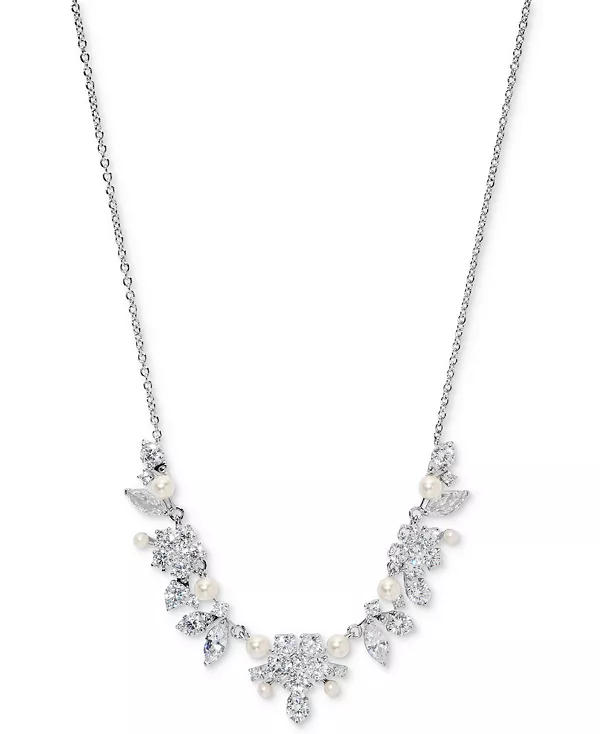 Эффектное ожерелье из кубического циркония и искусственного жемчуга, 16 дюймов + 2 дюйма, эксклюзивно в Macy's Eliot Danori, rhodium
Эффектное ожерелье из кубического циркония и искусственного жемчуга, 16 дюймов + 2 дюйма, эксклюзивно в Macy's Eliot Danori, rhodium