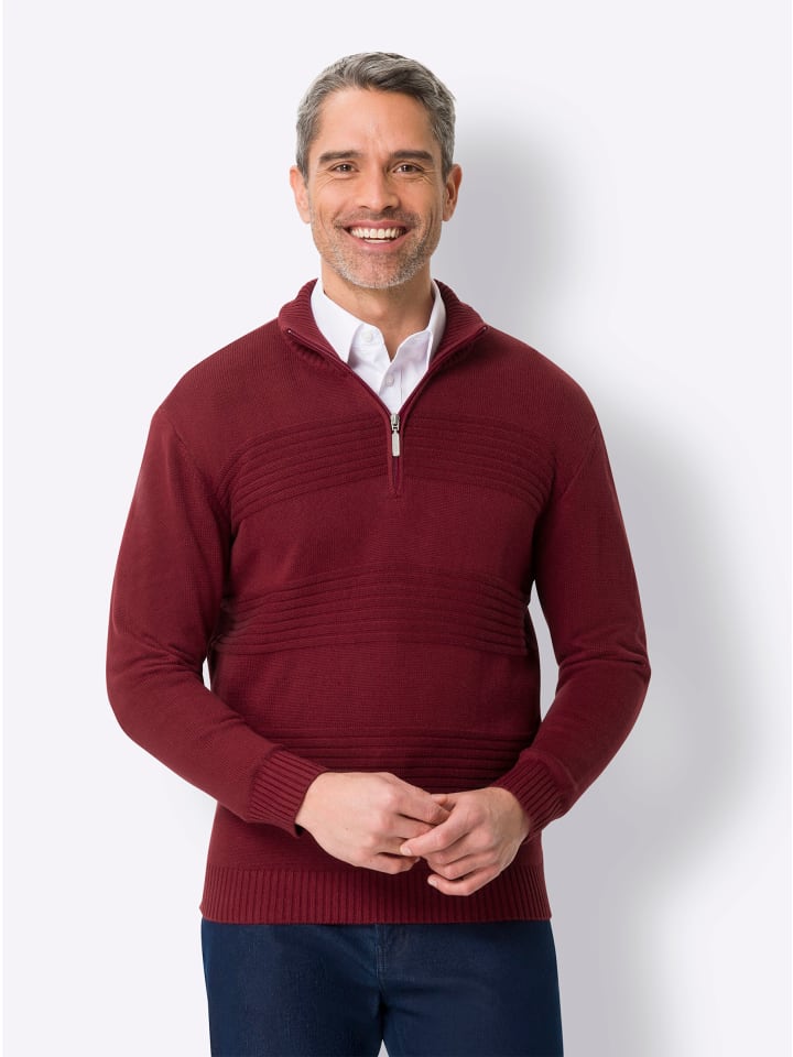 Свитер Sieh an!, темно-красный 
Свитер Sieh an!, темно-красный