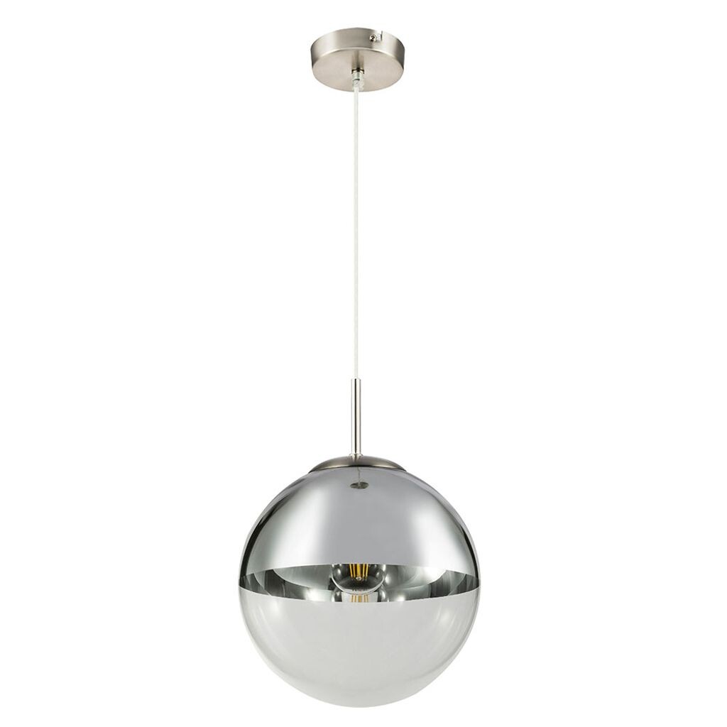 Подвесной светильник, стеклянный шар, хром, прозрачный, D 25 см. Globo Lighting, серебро
Подвесной светильник, стеклянный шар, хром, прозрачный, D 25 см. Globo Lighting, серебро