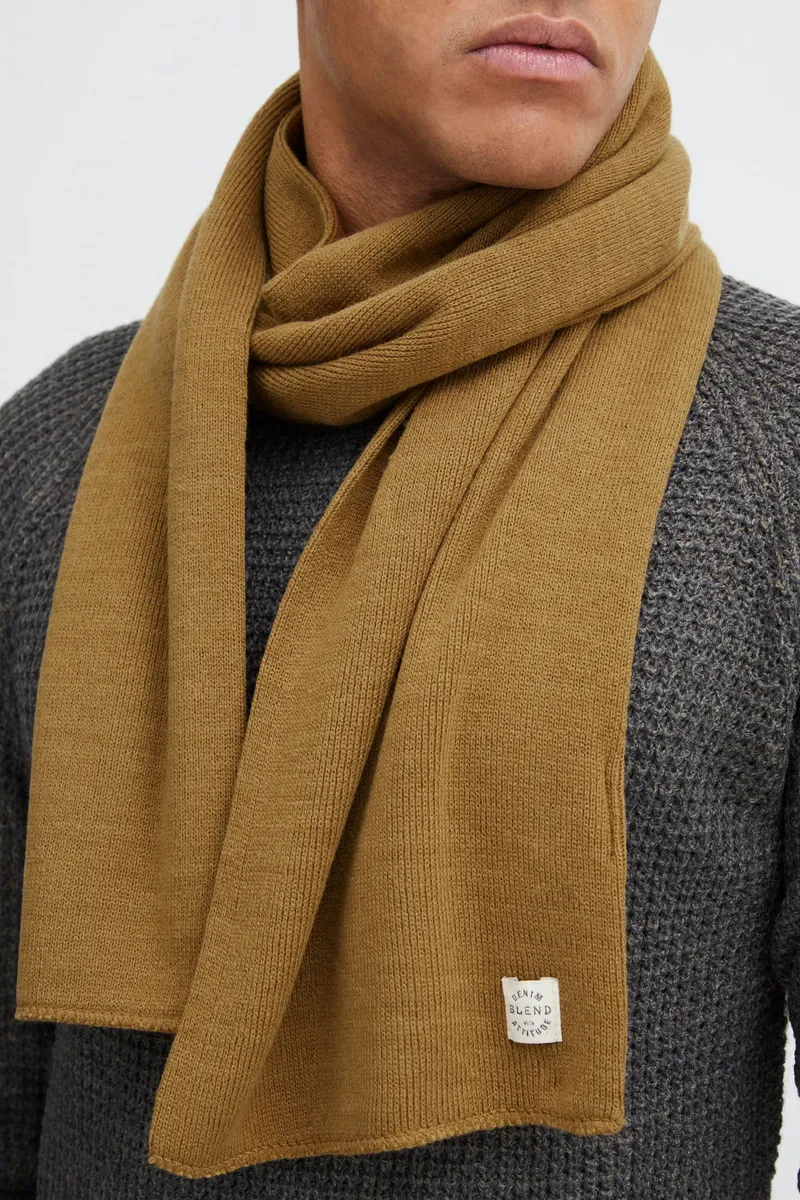Смесовый вязаный шарф "BLEND BHScar", коричневый
Смесовый вязаный шарф "BLEND BHScar", коричневый