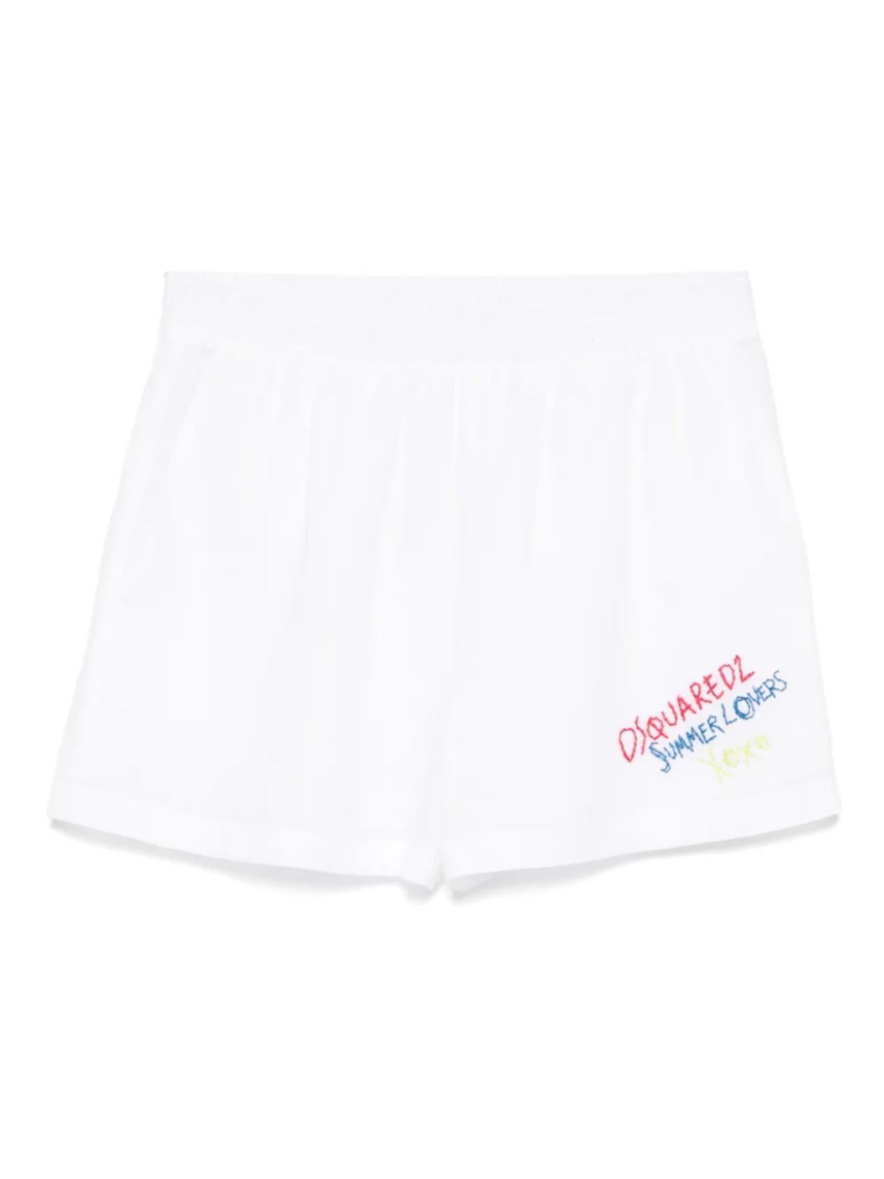 DSQUARED2 шорты с вышитым логотипом, белый
DSQUARED2 шорты с вышитым логотипом, белый