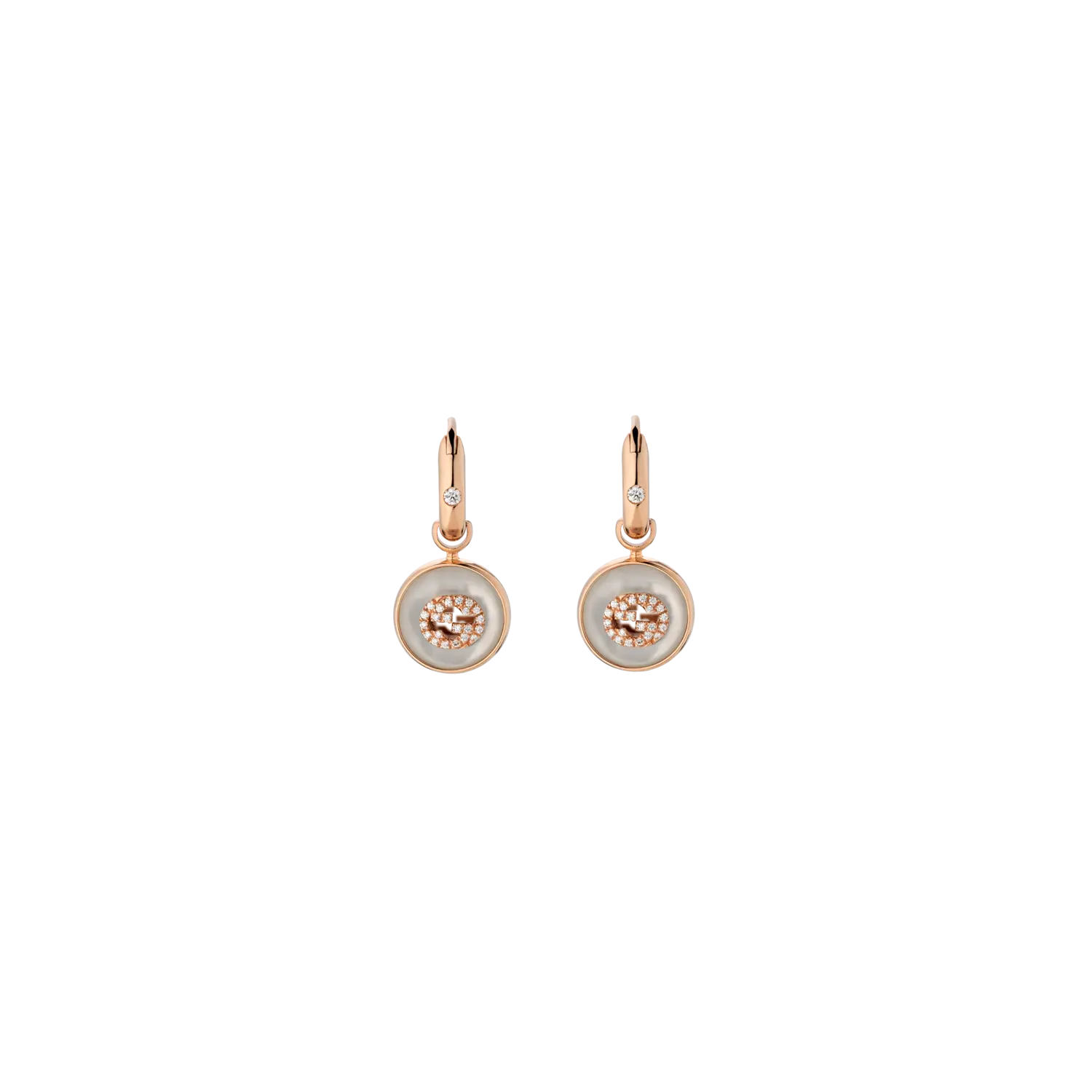 Серьги Gucci из розового золота с бриллиантами
Серьги Gucci из розового золота с бриллиантами