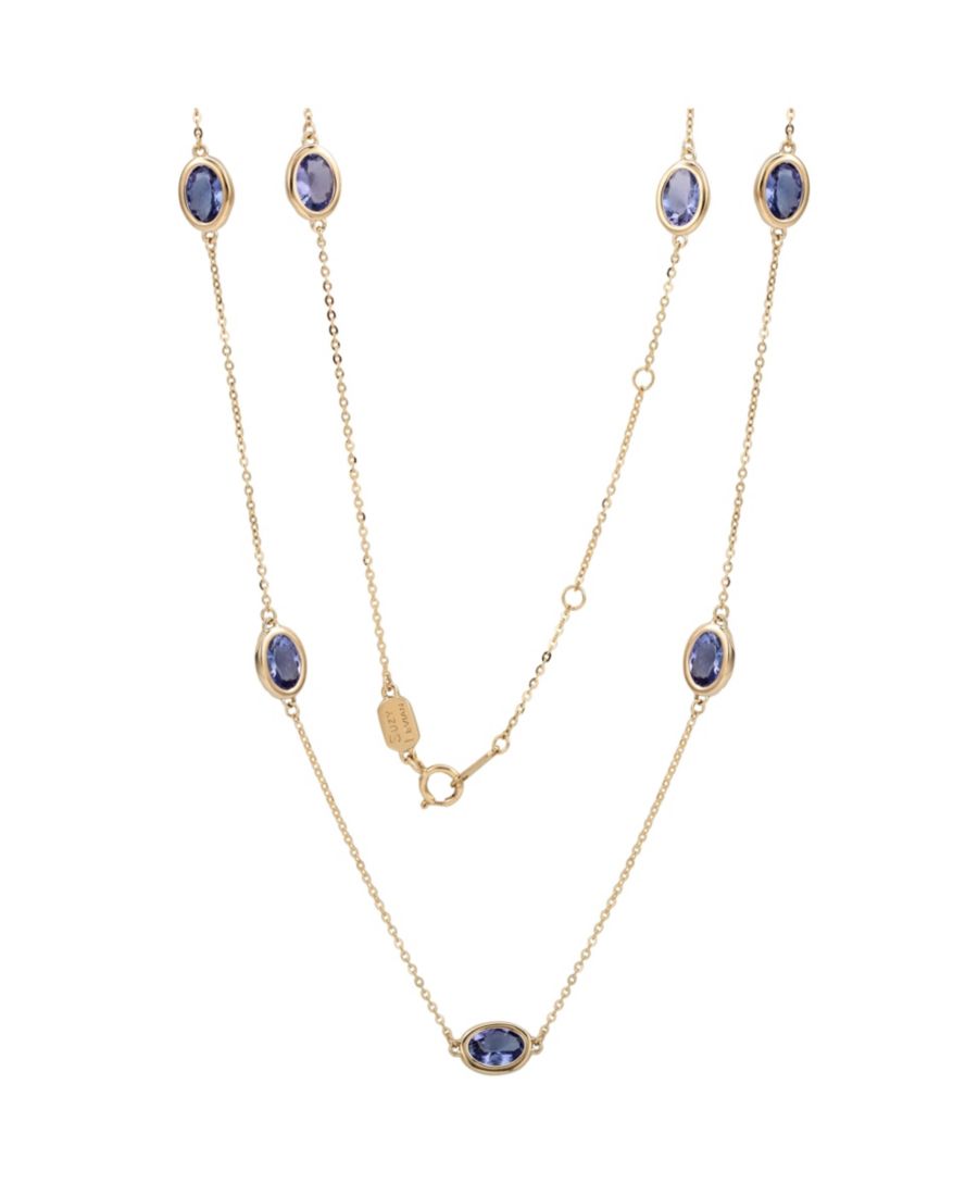 Колье Suzy Levian из 14-каратного золота с танзанитом овальной огранки общим весом 1 карат Suzy Levian New York, Yellow gold
Колье Suzy Levian из 14-каратного золота с танзанитом овальной огранки общим весом 1 карат Suzy Levian New York, Yellow gold