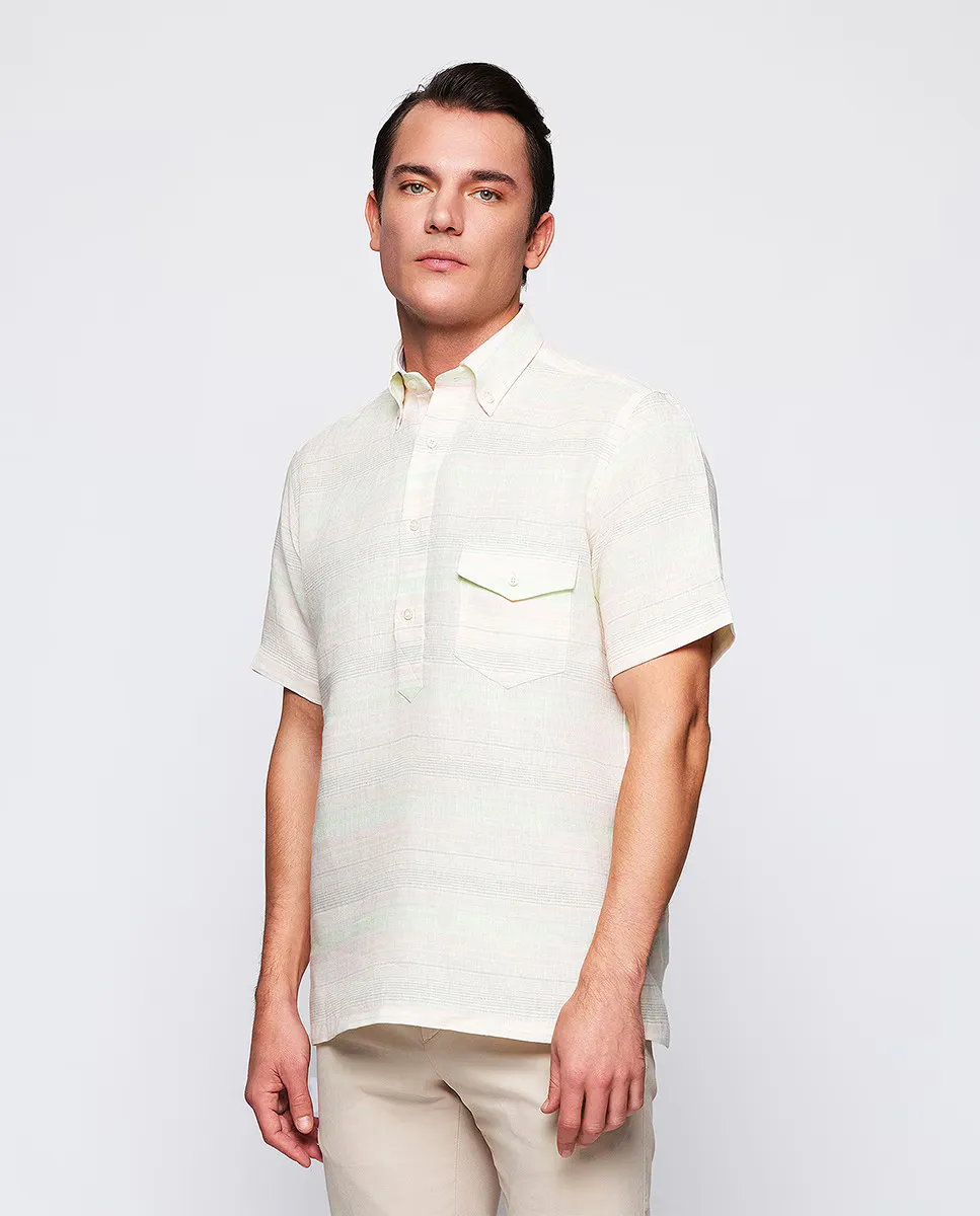 Мужская рубашка-поло с короткими рукавами и горизонтальными полосками Mirto, мультиколор
Мужская рубашка-поло с короткими рукавами и горизонтальными полосками Mirto, мультиколор