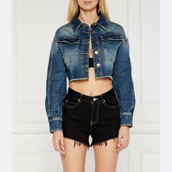 Укороченная джинсовая куртка Pinko, синий
Укороченная джинсовая куртка Pinko, синий