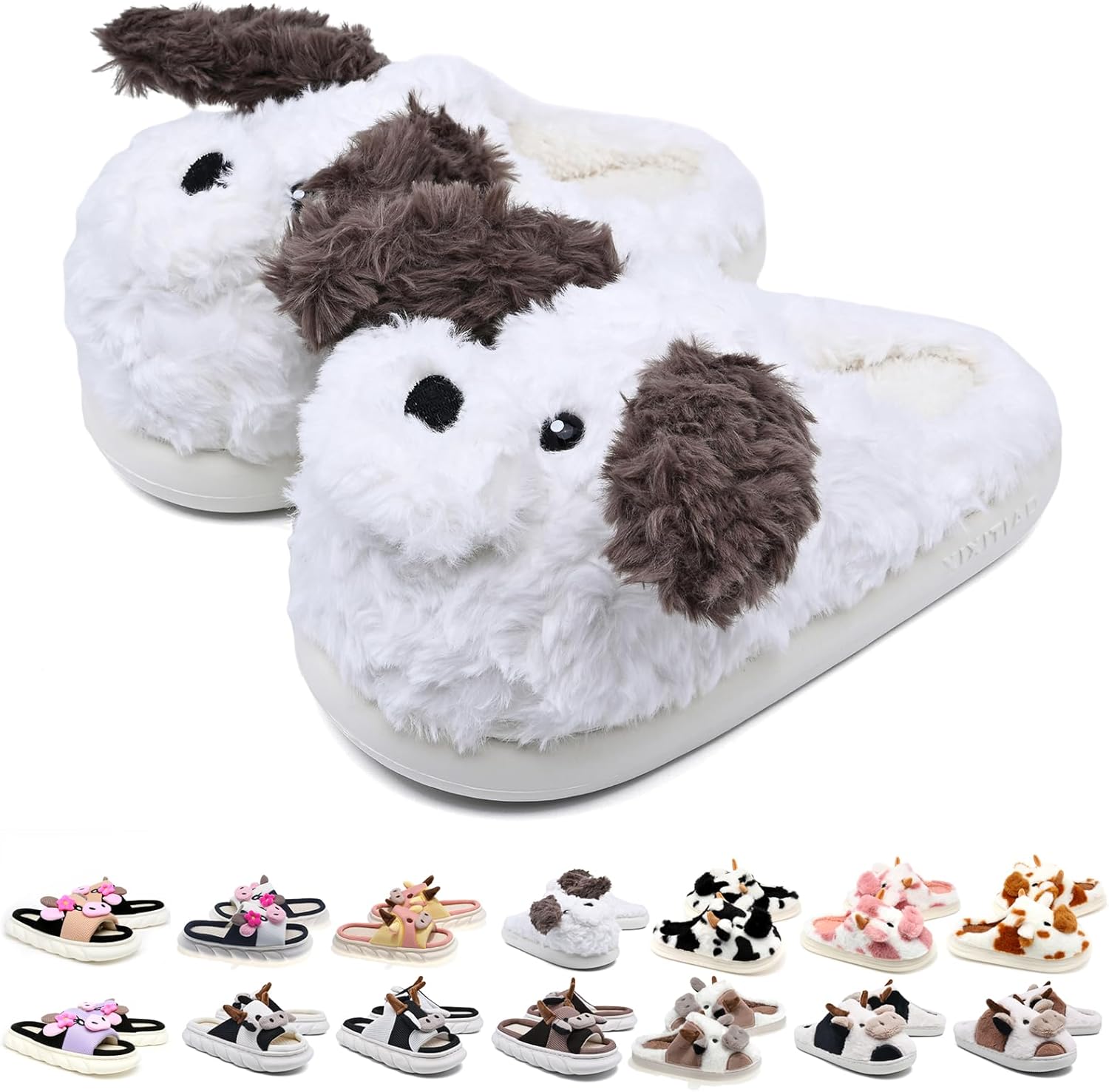 Тапочки SLAWOCE для женщин и мужчин, пушистые, милые и уютные, для дома и улицы, белый
Тапочки SLAWOCE для женщин и мужчин, пушистые, милые и уютные, для дома и улицы, белый