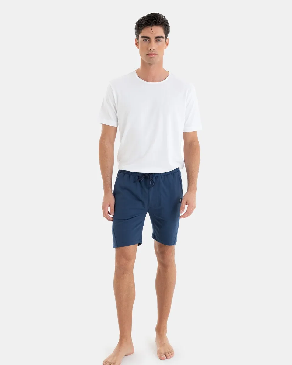 Мужские плюшевые шорты-бермуды Massana, синий 
Мужские плюшевые шорты-бермуды Massana, синий