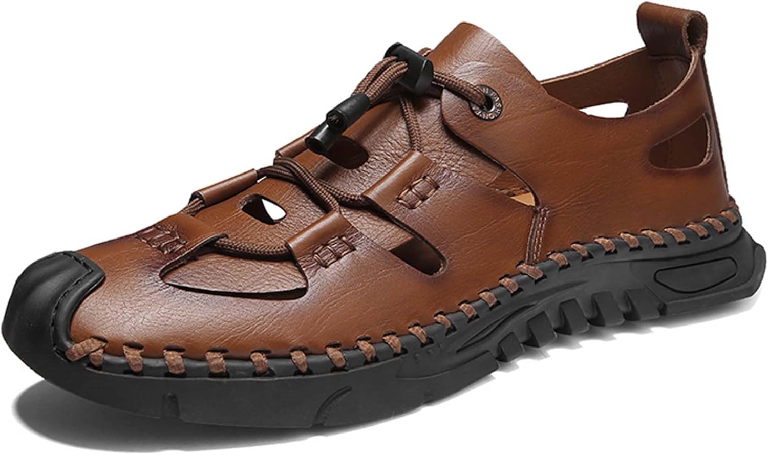 Мужские сандалии премиум-класса из натуральной кожи коровы, с нескользящей прочной резиновой подошвой, ручной строчкой, стильным ажурным дизайном, удобной шнуровкой, комфортная летняя обувь Generic, коричневый
Мужские сандалии премиум-класса из натуральной кожи коровы, с нескользящей прочной резиновой подошвой, ручной строчкой, стильным ажурным дизайном, удобной шнуровкой, комфортная летняя обувь Generic, коричневый