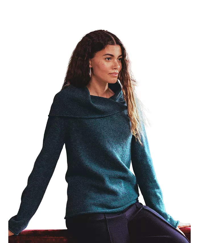 Женский свитер с воротником-стойкой Celtic & Co., синий
Женский свитер с воротником-стойкой Celtic & Co., синий