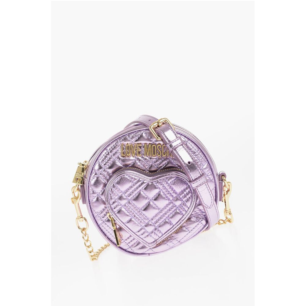 Сумка LOVE из стеганой металлизированной искусственной кожи с карманом в форме сердца Moschino, фиолетовый
Сумка LOVE из стеганой металлизированной искусственной кожи с карманом в форме сердца Moschino, фиолетовый
