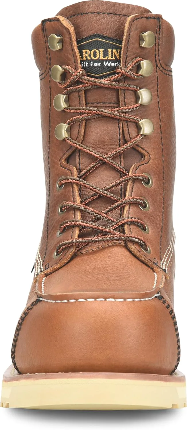 Рабочие ботинки Carolina Staple Gun с углеродным композитным носком, водонепроницаемые, мужские, из кожи цвета руэт, с защитой EH, маслостойкая и противоскользящая подошва
Рабочие ботинки Carolina Staple Gun с углеродным композитным носком, водонепроницаемые, мужские, из кожи цвета руэт, с защитой EH, маслостойкая и противоскользящая подошва