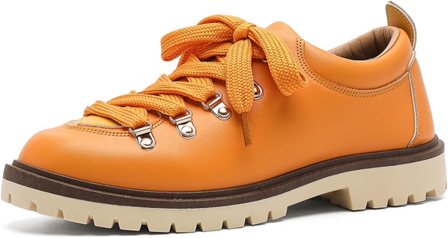 Мужские повседневные кроссовки с низким верхом, кожаный верх с металлическими люверсами и контрастными элементами, противоскользящая резиновая подошва для модной носки каждый день и на улице Kelibasi, оранжевый
Мужские повседневные кроссовки с низким верхом, кожаный верх с металлическими люверсами и контрастными элементами, противоскользящая резиновая подошва для модной носки каждый день и на улице Kelibasi, оранжевый