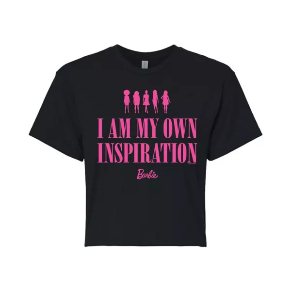 Укороченная футболка Juniors «Я — моё собственное вдохновение» Barbie, черный
Укороченная футболка Juniors «Я — моё собственное вдохновение» Barbie, черный